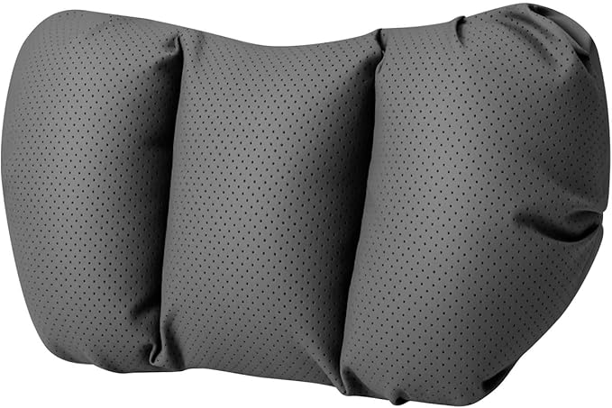 Car Neck Pillow & Lumbar Support for Porsche Cayenne Type 958.2 2015-2018 Ergonomic Breathable Mesh Auto Seat Back Cushion Headrest,Black-Neck Pillow
