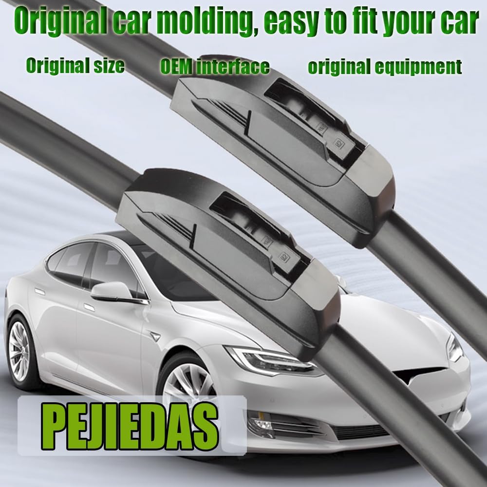 3 x OEM Wiper Blades, Replacement Wiper Blades for Honda odyssey 2005-2021, (26“ & 22” Front Wipers + 16” Rear Wiper Blades)