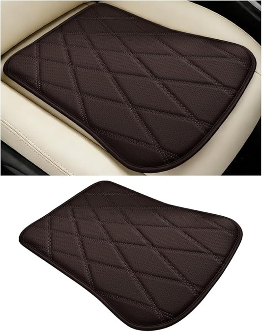 Car Seat Cushion, Comfortable Sciatica & Lower Back Pain Relief Vehicle Driver Seat Pillow, Auto Interior Chair Protector, Universal for SUV Automobile Truck (Coffee)
