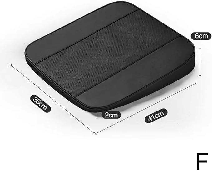 Memory Foam Car Seat Cushion for BMW X5 G05 2018-2023, Wedge Booster Lumbar Support Pad for Drivers Office with Non-Slip Base,Brown-6cm