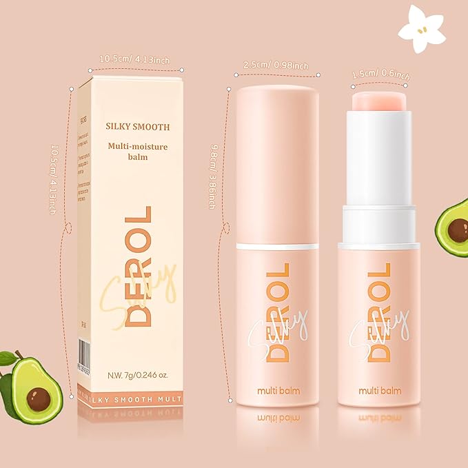 1PCS Wrinkle Repair Moisturizing Multi Balm Stick, Anti-wrinkle Face Balm Eye Balm Body Hydrating Face Moisturizer, Wrinkle Balm Stick Face Skin Collagen Moisturizer for Dry Skin (7g/0.246 oz)