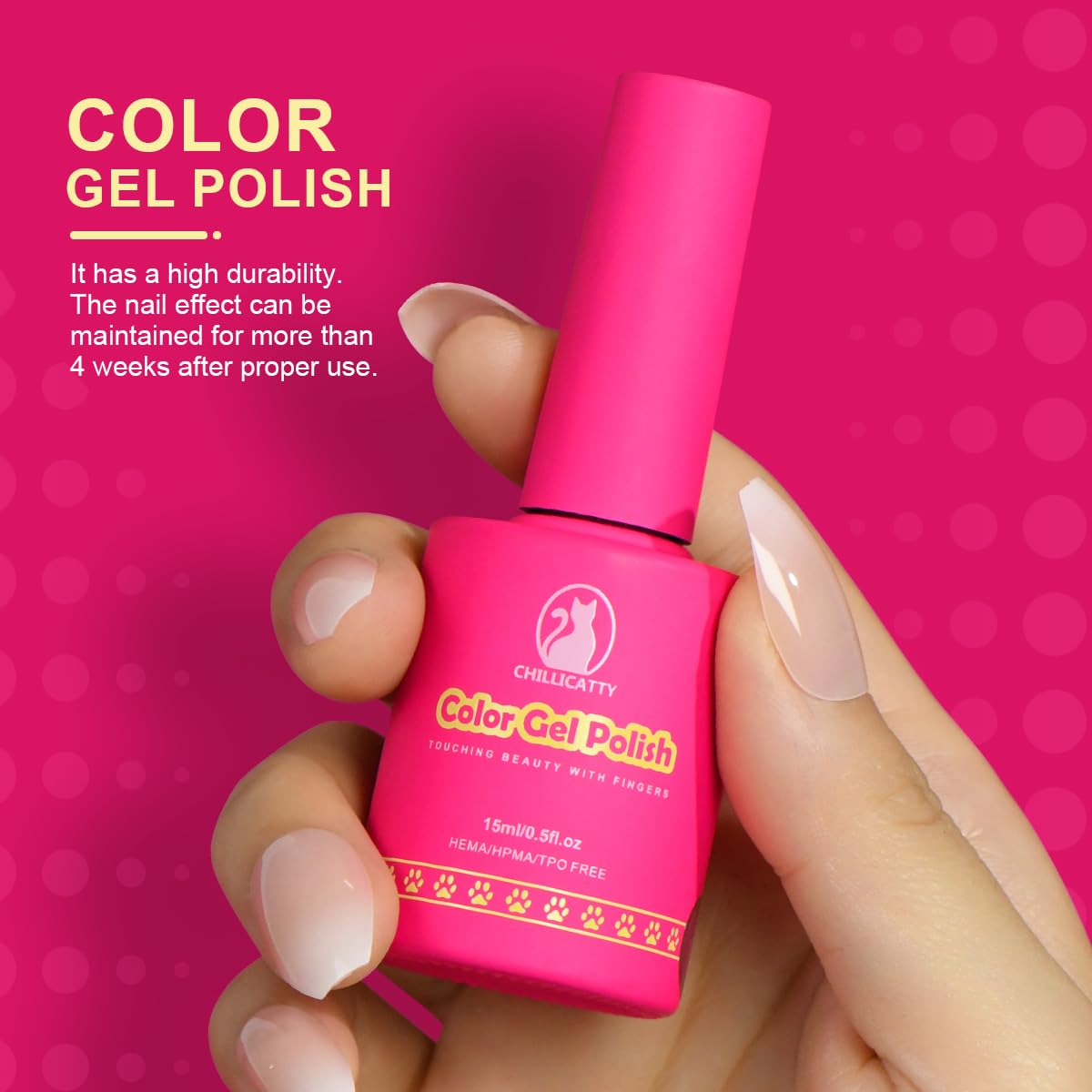 Holographic Glitter Gel Nail Polish, HEMA HPMA TPO Free, Lav-Blue Sparkle Shimmer, Need UV Lamp Long Lasting Salon Perfect Gel Nail 15ML for Women (BJ-002)