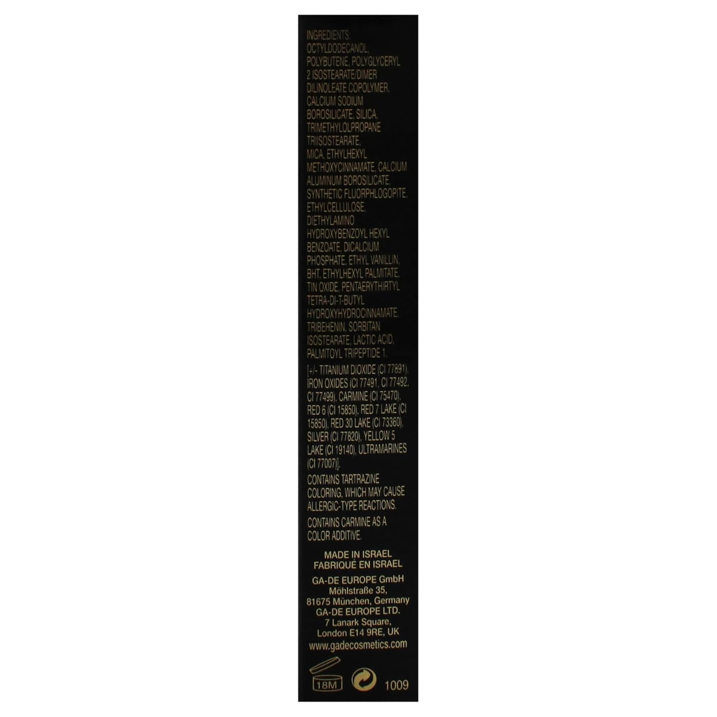GA-DE Crystal Lights Lip Gloss, 527 - Enriched with Light-Reflecting Crystal Pearls - Smooth Silky, Rich Color - Moisturizes and Adds Shine - 0.2 oz