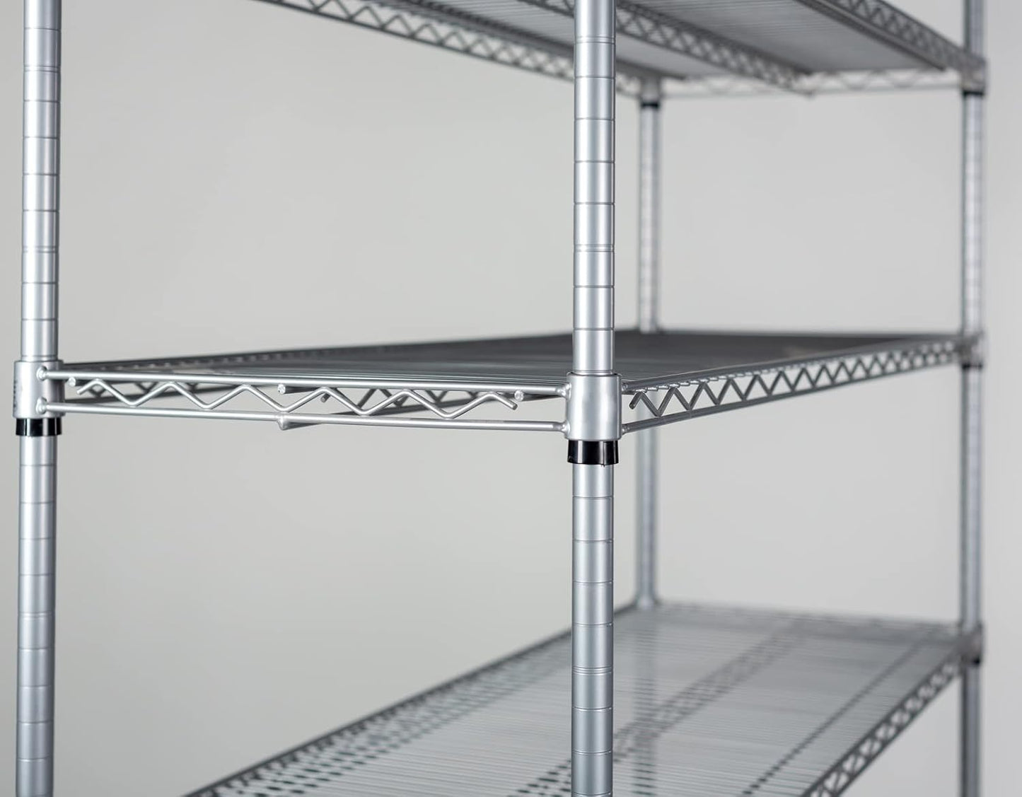 Omega 14" Deep x 36" Wide x 74" High 3 Tier Gray Starter Shelving Unit