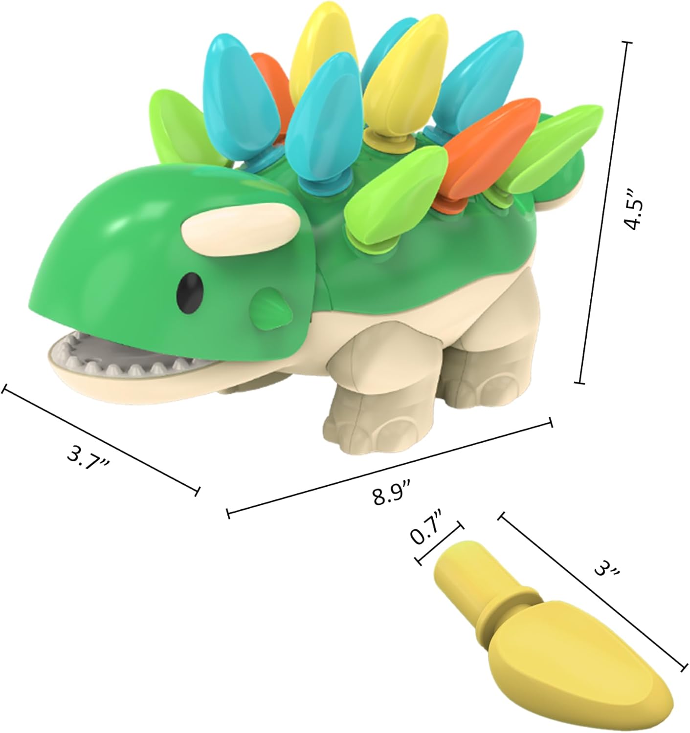 Toddler Montessori Toys Educational Dinosaur Game Learning Activities - Gifts for 6 9 12 18 Month Age 1 2 3 4 One Year Old Boy Girl Kid Birthday - Baby Sensory Fine Motor Skills Developmental Toys