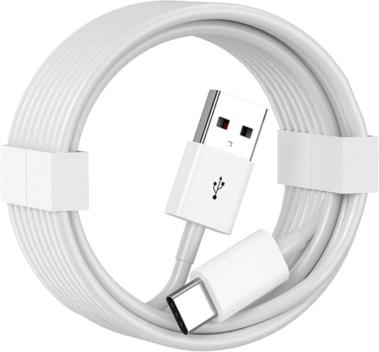 Car Carplay Cable for iPhone 16/15,iPhone16/15 Plus 16/15Pro16/15Pro Max charger ,USB A to USB C for Carplay USB C Cord, iPad USB C Cable 10th, iPad Air Car Charger Cable Cord Replacement 10FT (White)