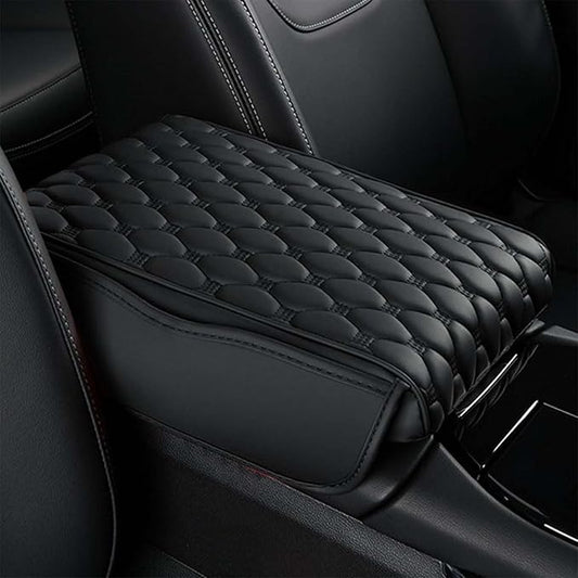 Car Center Console Cover for Subaru Outback Legacy 2015-2019, PU Leather Auto Center Console Pad Car Armrest Cushion Car Interior Accessories,Black