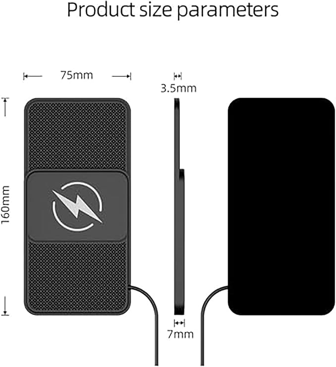 Wireless Car Charger Pad for Lexus RX AL30 RX 350 RX 350h RX 450h+ 2022 2023 2024,20W Fast Wireless Phone Charger Cell Phone Cordless Charging mat,Non-Slip Phone Charging,30cm Cable USB