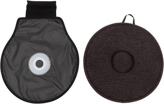 360 Degree Rotating Seat Cushion for Car with Anti-Slip Base Lightweight Breathable Pad for Elderly Pregnant Women Portable Swivel Cushion for Home Office Travel