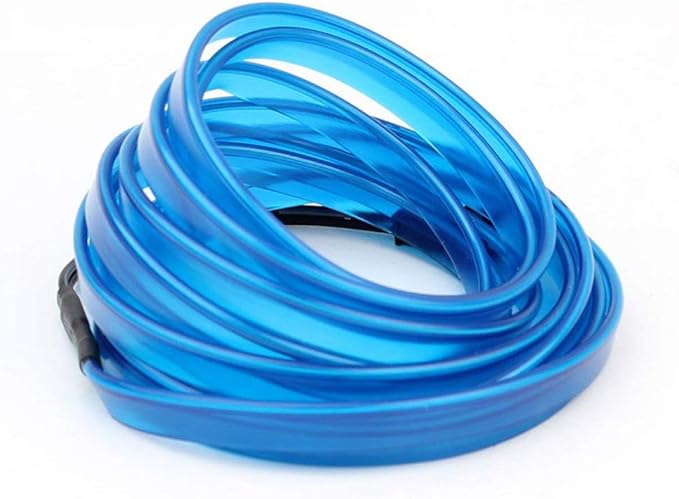 ABALDI 5m/16ft USB Neon EL Wire Lights Glowing Electroluminescent Wire Light String Strip for Xmas Party Indoor Outdoor Festival Decoration(Blue)