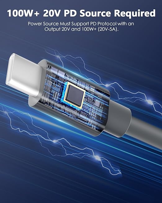 Starlink Mini Cable 3 in 1 Starlink Mini USB C to DC Power Cable 100W USB Type-C Car Cigarette Lighter DC Power Cord 18AWG Waterproof Work with 100W+ PD Supply