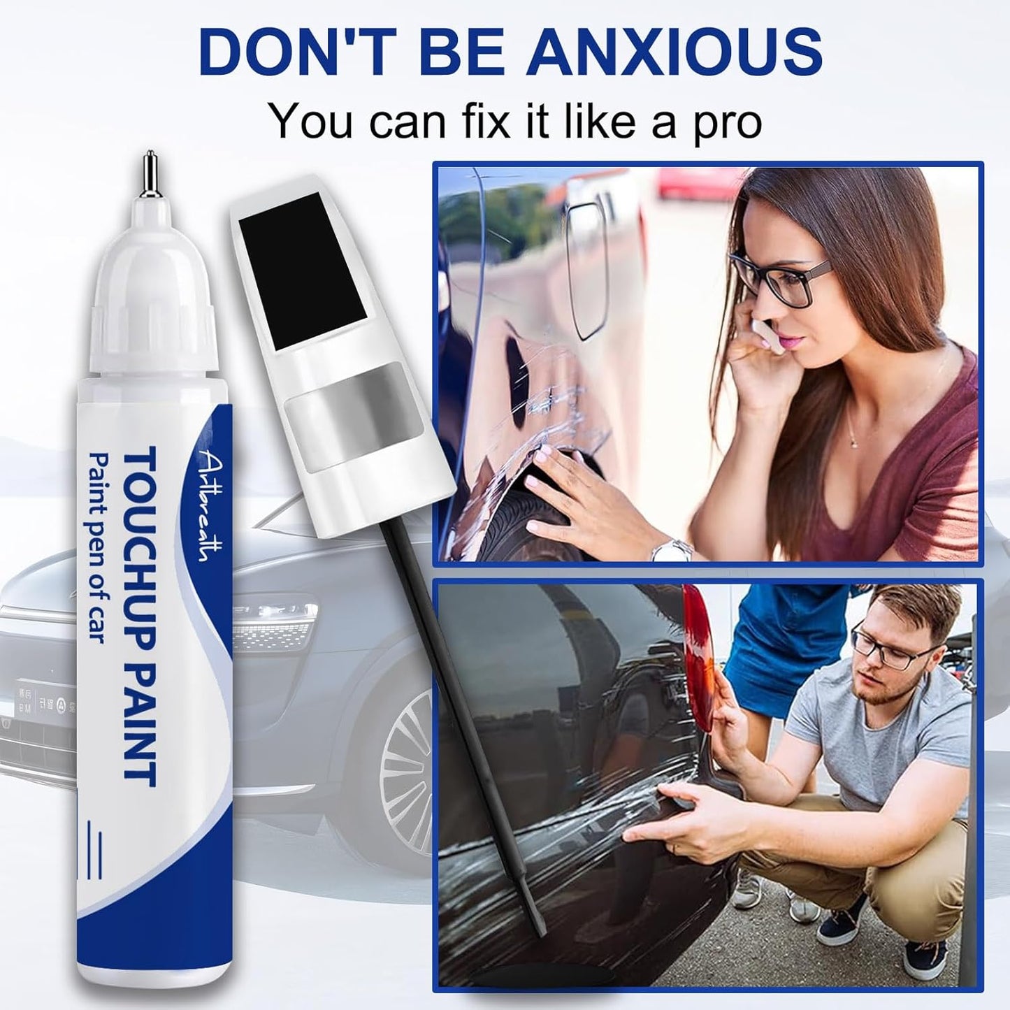 Radiant Red Metallic(R-569M) Touch Up Paint for Honda-Exact Match–Chips and Nicks Car Paint Scratch Repair Kit Automotive Paint Pen for CR-V/CIVIC/Accord/HR-V/Pilot/Odyssey/Ridgeline/Passport