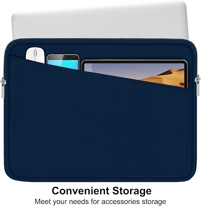 Laptop Sleeve Case, 15.6 inch, Durable Computer Carrying Bag Protective Case