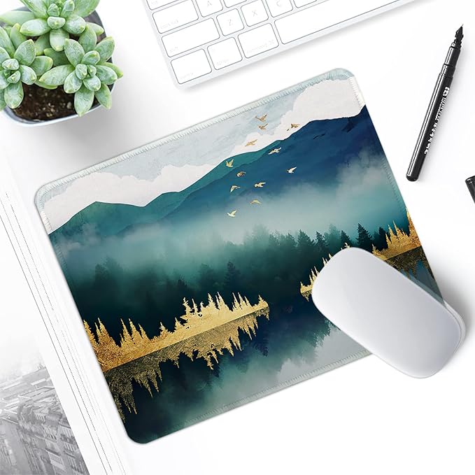 ITNRSIIET Mouse Pad with Stitched Edge Premium Textured Smooth Precise