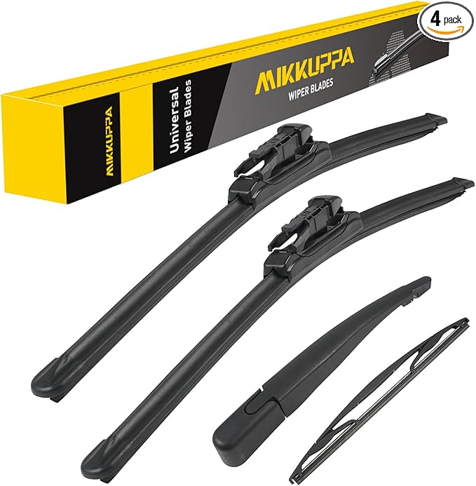 MIKKUPPA 20"/20"/12"/11" Windshield Wiper Blades - Replacement for 2008-2012 Ford Escape - Original Factory Quality Front and Rear Wipers Blade Set for My Car - Pinch Tab (Pack of 4)