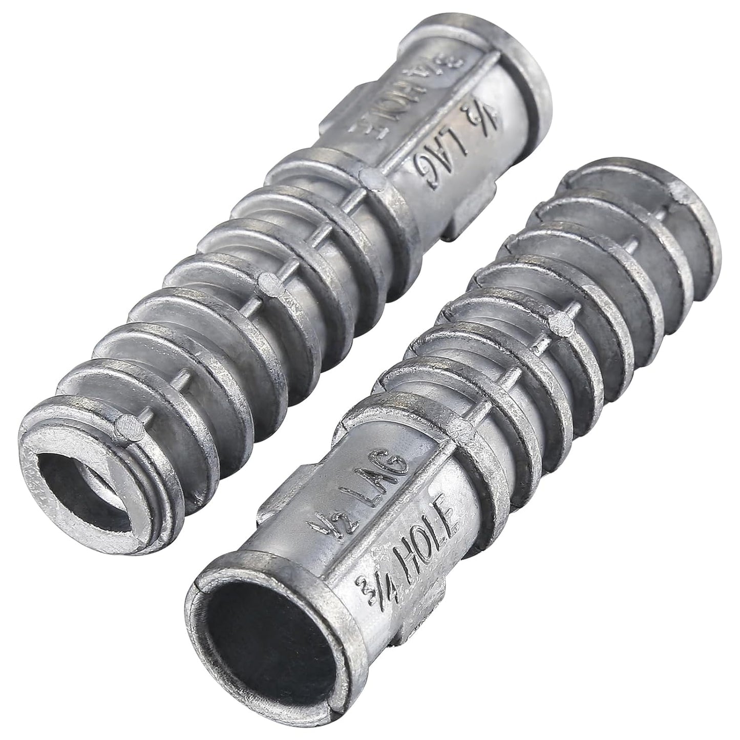 Wensilon(100pcs) 1/4 * 1-1/2 Lag Shield Anchor Long Zinc Alloy Bolts Concrete Anchors, Zinc Alloy Masonry Anchors Hole