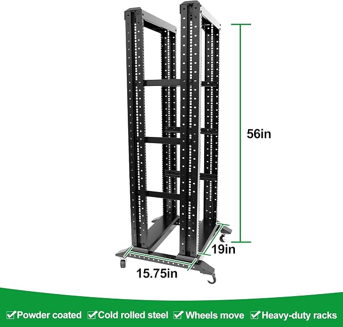 27U Server Rack/4-Post 19in Network Rack/Open Frame Rack