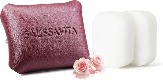 Car Air Freshener Diffuser Rose Dew Scented 2 Pack, Car Fresheners Vent Clip Leather Design, Car Diffuser Flower Scented for 30 days Long Lasting Winered