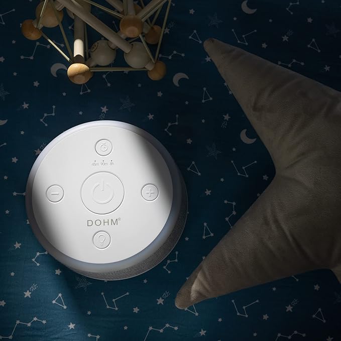 Yogasleep Dohm Nova White Noise Sound Machine, Better Sleep for Babies & Adults. Includes Night Light, 10 Fan Speeds & Calming Pink Noise for Louder Noise Masking. Noise Canceling for Office Privacy.