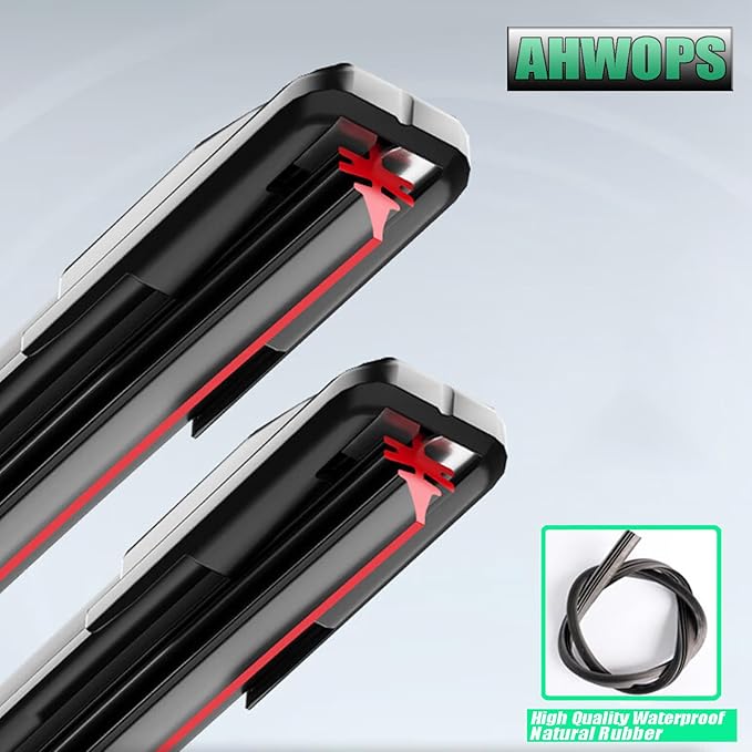 OEM All Season Wiper Blades for Ford F Series 23-12 Expedition 22-08,Chevy Silverado GMC Sierra Series 23-19 06-1999 Wiper Blades, Genuine Replacement (22 inch + 22 inch) For My Car