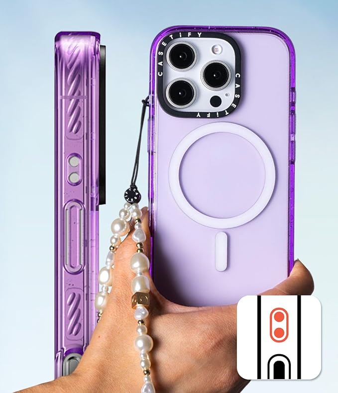 CASETiFY Impact iPhone 16 Plus Case [4X Military Grade Drop Tested / 8.2ft Drop Protection/Compatible with Magsafe] - Pool time - Clear Black