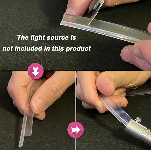 Rayauto 3.0mm Plastic Skirt Side Glow Optic Fiber Cable Car Light Decor (Length:10meters/32ft)
