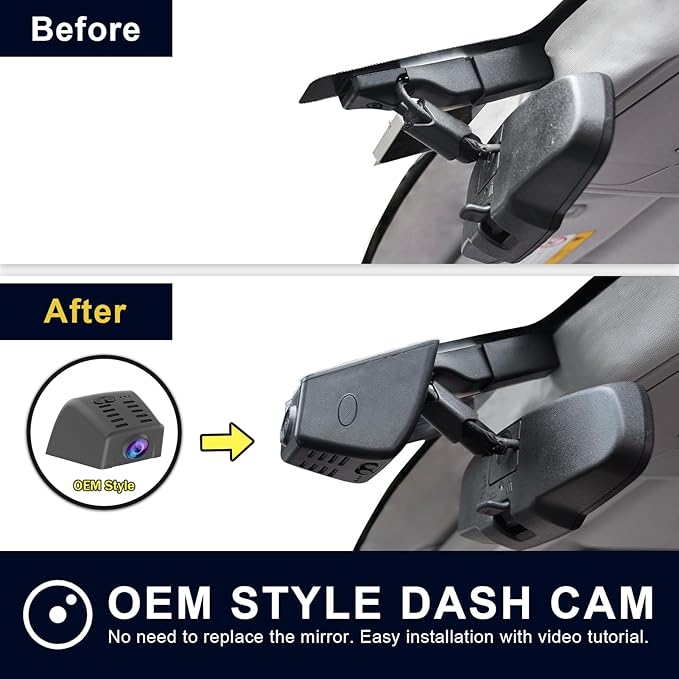 Mangoal 4K Dash Cam Custom fit for Subaru Outback Gen5 BS 2016-2019, Gen6 BT 2020-2025, 2.5i Limited 2.5i Premium 3.6R Limited and More, Integrated OEM Look, UHD 2160P Video, App & WiFi, 64GB Card