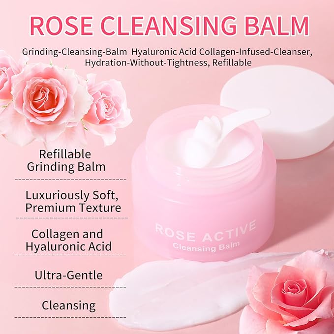 Deep Clear Cleansing Balm, Waterproof Makeup Remover, Face Cleanser, Oil Based Cleanser, Facial Cleansing for All Skin Types (3.38 Fl.Oz, 100ml)