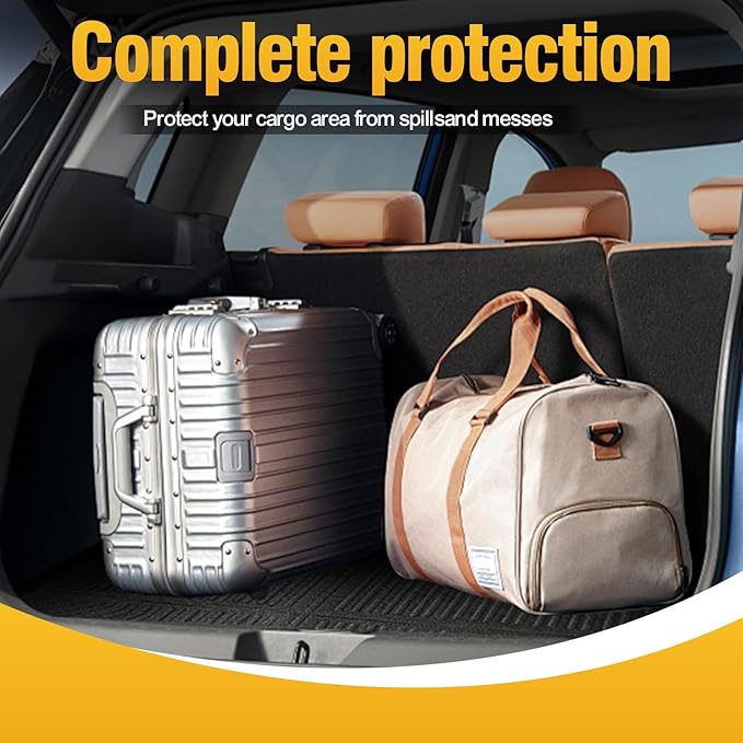Trunk Liner Cargo Liners for Ford Escape 2020-2025 Rear Trunk Floor Mats 3D Boot Tray All-Weather TPE Black
