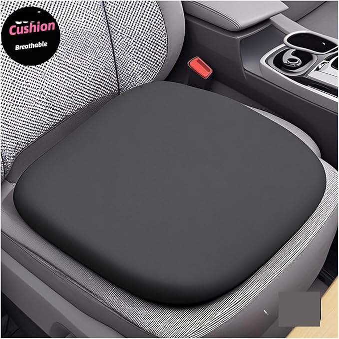 Memory Foam Car Seat Cushions with Lumbar Support - Cool and Breathable Comfort for Car and Office Seats(H,35x35cm)