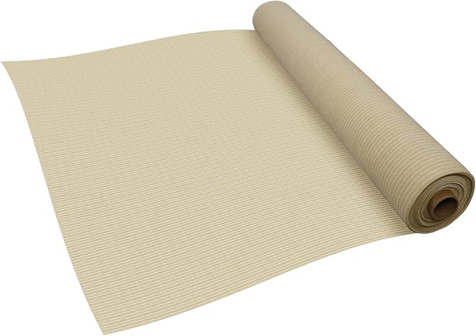 TANG Sun Shade Fabric Roll 8'x145' Shade Cloth for Garden Beige HDPE Mesh Shading Pergola Cover Replacement Canopy, 95% Blockage Sunshades for Outdoor Patio Backyard Plant