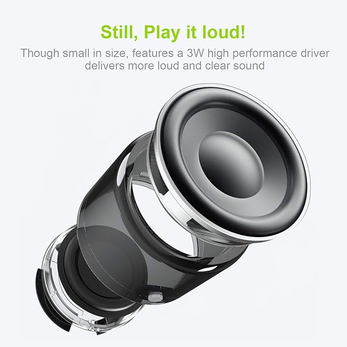 EWA Travel Case Packed, A106 Pro Portable Bluetooth Speaker