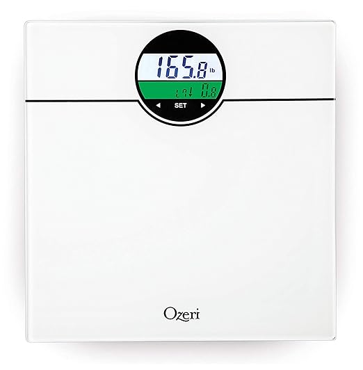 Ozeri WeightMaster 400 lbs Weight Scale with BMI and Weight Change Detection