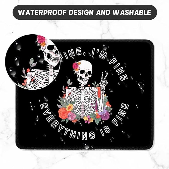 ITNRSIIET Mouse Pad with Stitched Edge Premium Textured Smooth Precise