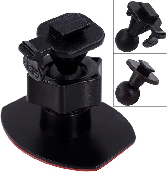 CH02B Car Dash Camera Mount Holder for 3M Double-Sided Adhesive Base -Driving Video Recorder Windshield/Dashboard Mount Holder for Yi/Apeman/DOD/HP Car DVR Camera GPS Phone Permanent Mount