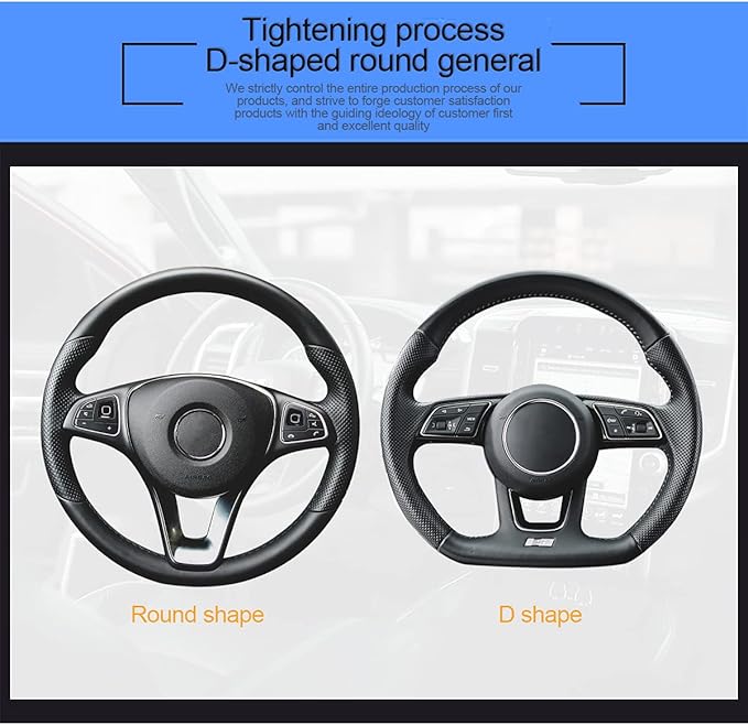 Car Steering Wheel Cover, Non-Slip, Elastic, Steering Wheel Cover for Men and Women, Universal Fit 15 Inches Cars, Vehicles, SUVs (Beige)