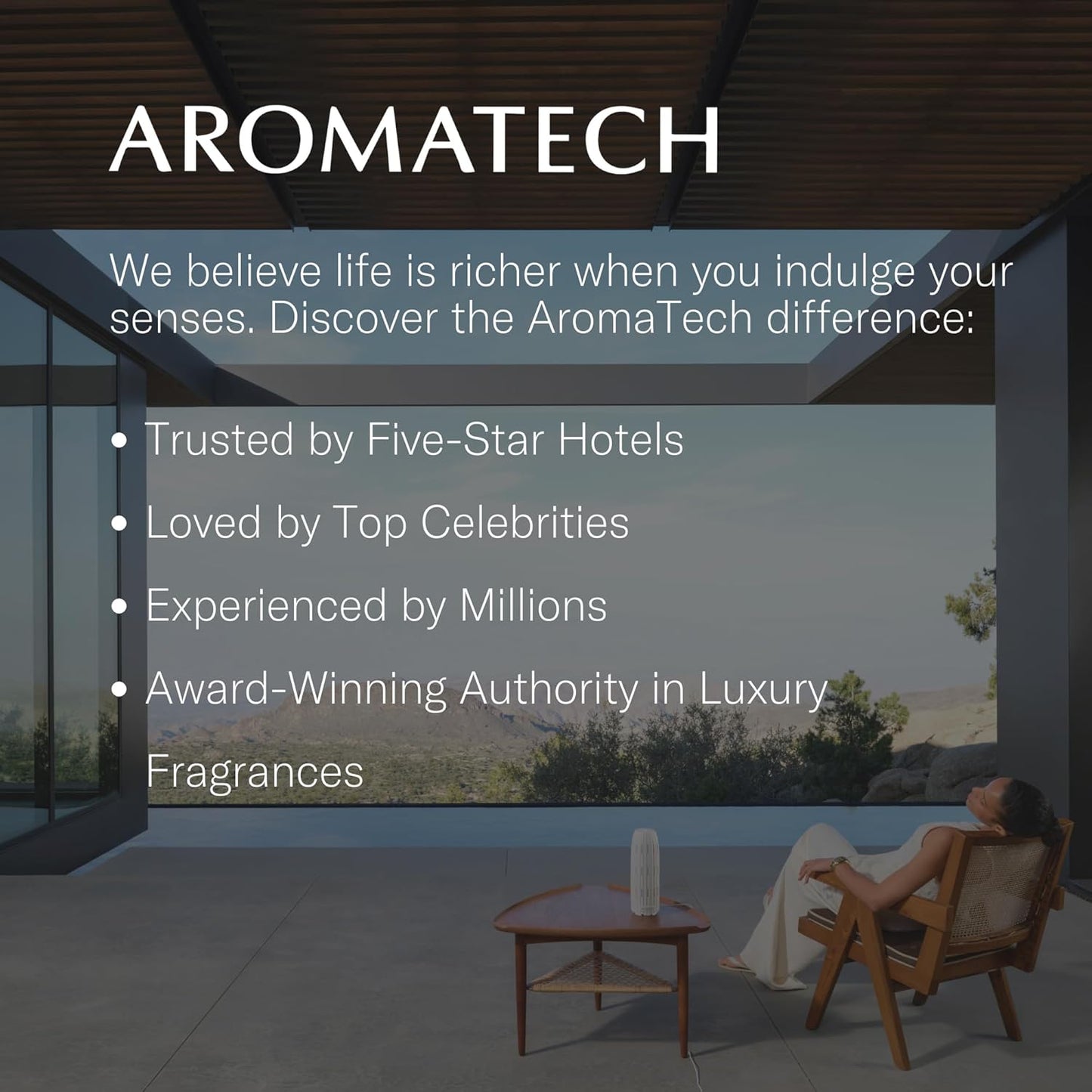 AromaTech Leather & Tobacco Aroma Oil for Scent Diffuser - 500 Milliliter