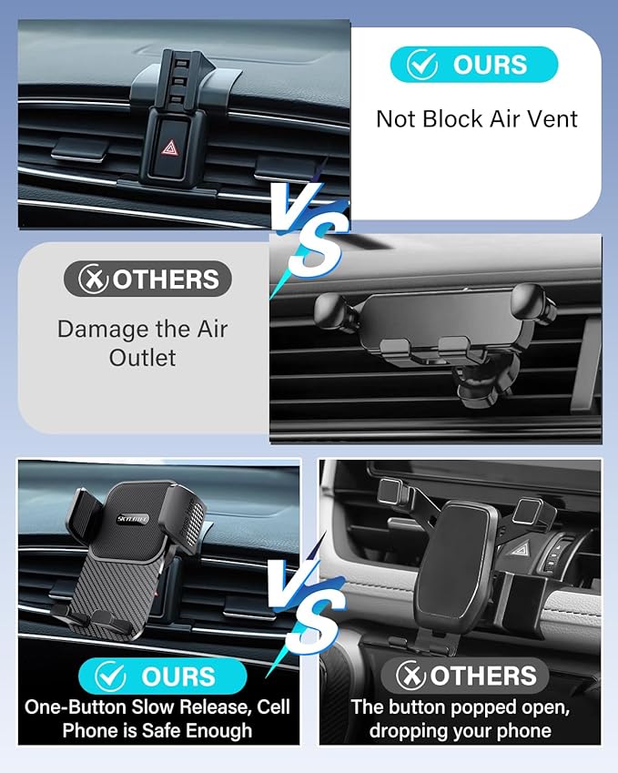 SKYLOTEC Car Phone Holder for Lexus RX 350 RX 450h 2010 2011 2012 2013 2014 2015 Accessories Automobile Cradles Phone Mount, Cell Phone Base Not Block Air Vent