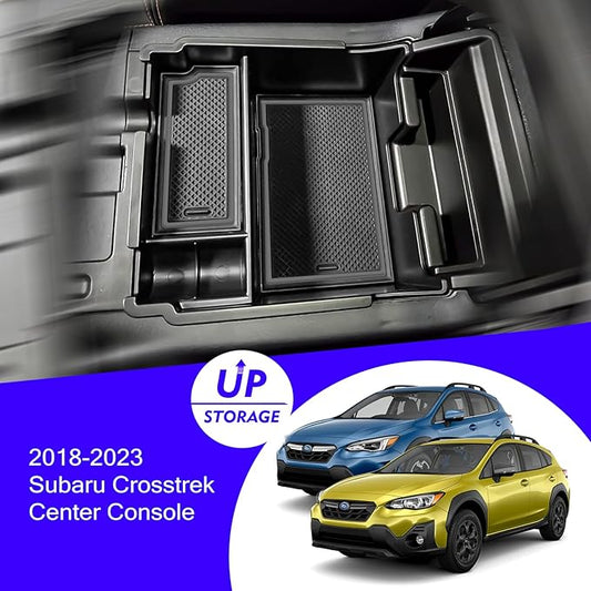 2023 Crosstrek Center Console Organizer Tray for 2018-2023 Subaru Crosstrek 2017-2023 Impreza Center Armrest Storage Box for Crosstrek 2022 2023 Accessories Imprez Storage Box