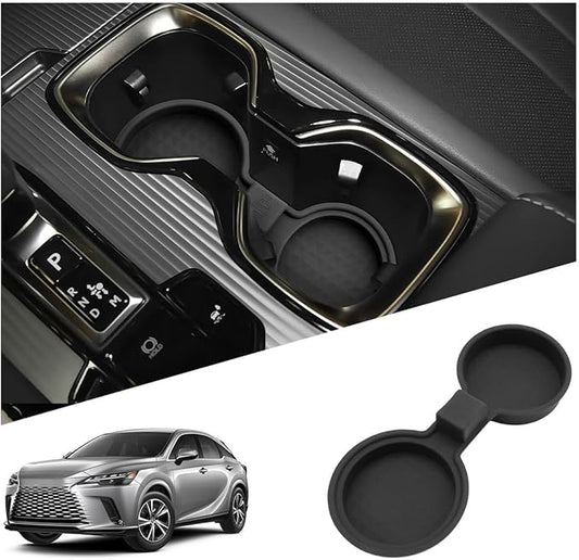 2023-2025 2026 RX350 Cup Holder Liner for Lexus RX350 Accessories Non-Slip Silicone Cupholder Coaster Liner Mat Compatible with 2023 2024 2025 2026 Lexus RX350/RX350h/RX500h