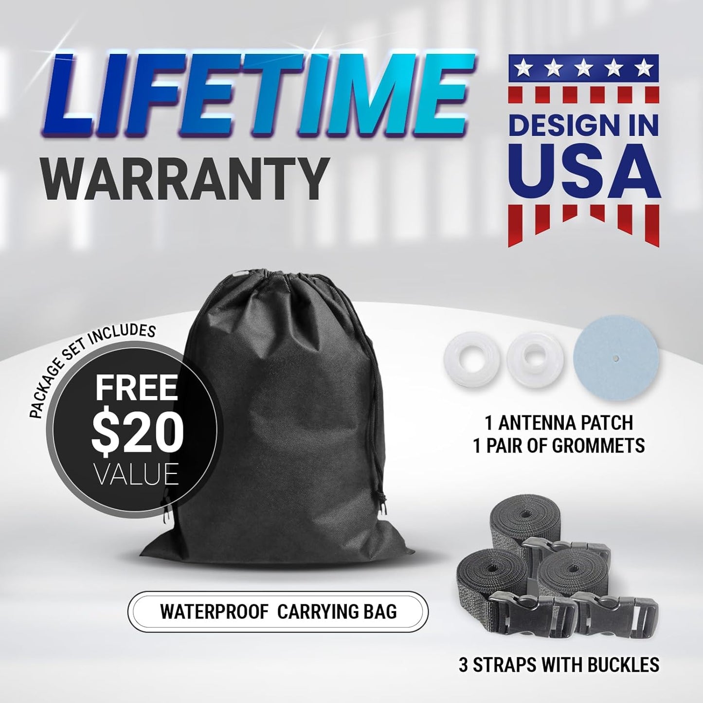 iCarCover Custom Car Cover for Chevy Volt (2011-2021) Waterproof All Weather Rain Snow UV Sun Protector Full Exterior Indoor Outdoor Car Cover (Stripe - Gray/Black)