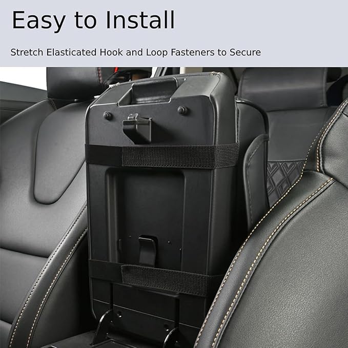 Car Armrest Pad for Toyota RAV4 XA50 RAV 4 2019-2024, PU Leather 5-in-1 Armrest Storage Box Center Console Cover Armrest Cushion Arm Rest Cushion Pads with Cup Holders and Tissue Box, G/Red