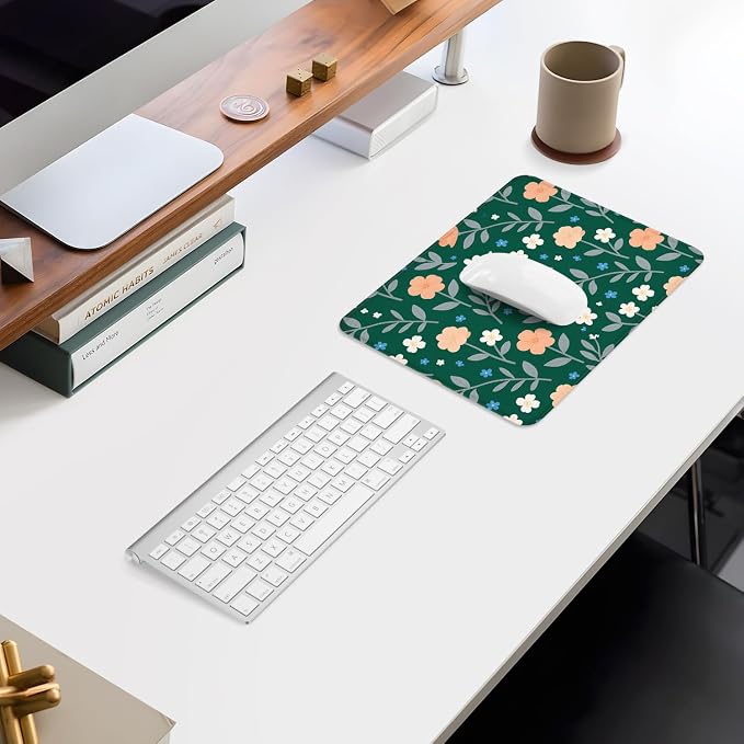 ITNRSIIET Mouse Pad Non-Slip Rubber Base Smooth Surface Stitched Edges