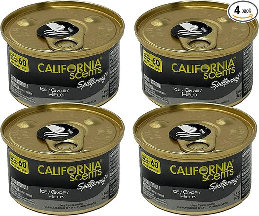 California Scents Air Freshener 4-Pack (ICE)
