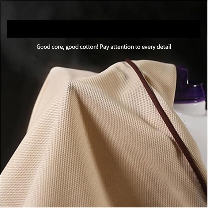 Car Driver Pillow Lumbar Support Back Cushion Fit for Seat Neck Pillow Washable Pillow Cushion(1 Set Beige)