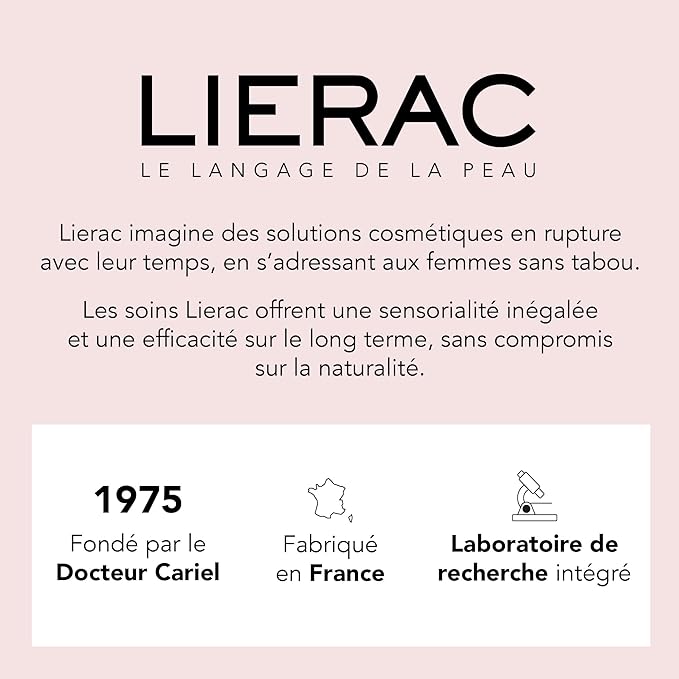 Lierac Under Eye Cream for Dark Circles - Firming with Gentian and Niacinamide, Tightens & Smoothes Wrinkles, Reduces Puffiness and Bags, Balm Texture, 20ml