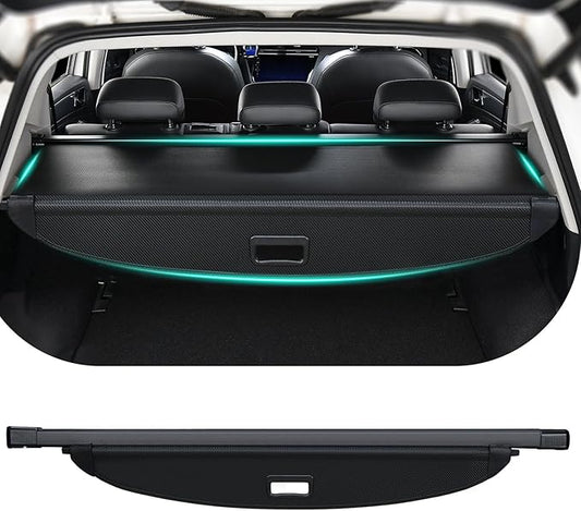 Cargo Trunk Cover fit for Hyundai Tucson 2025 2024 2023 2022 Accessories, Retractable Rear Luggage Security Shade Cover, Anti-Peeping Privacy Screen Protector, Carbon Fiber Texture
