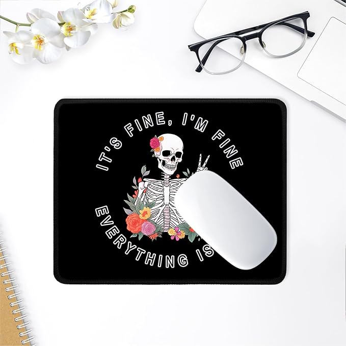 ITNRSIIET Mouse Pad with Stitched Edge Premium Textured Smooth Precise