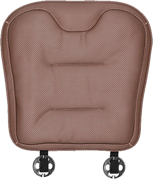 Car Seat Cushion for Porsche Macan 2015-2025-pr, Breathable Non-Slip Driver Seat Pad Ergonomic Memory Foam for Long Driving Car Office,A/2Pcs-Brown
