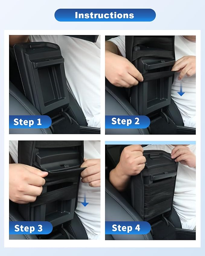CDEFG for 2026 Subaru Outback Center Console Cover for 2026 Subaru Outback (Premium/Limited/Limited XT/Touring/Touring XT/Wilderness) Accessories Armrest Cover Arm Rest Pad Leather